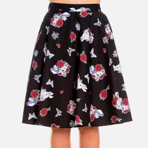 Hell Bunny Alice in Wonderland Skirt